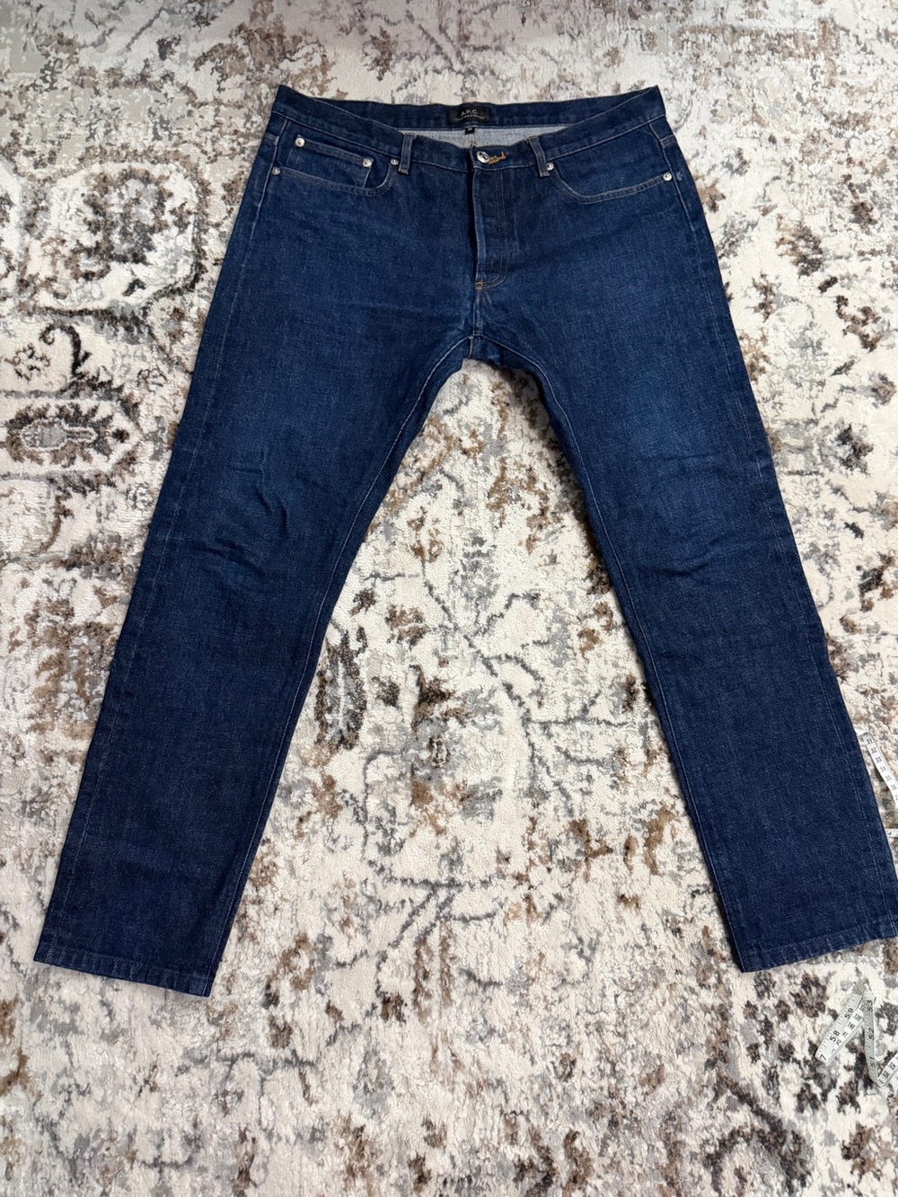 A.P.C. Indigo Slim Tapered Jeans Size 34